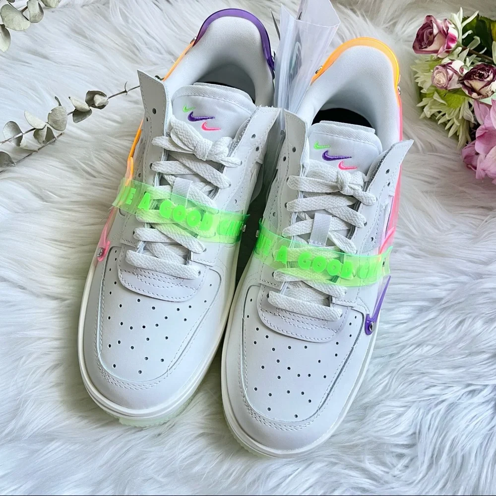 Nike Air Force 1 Fontanka Game Day Sail Green Strike Women’s 9 New - Picture 12 of 16